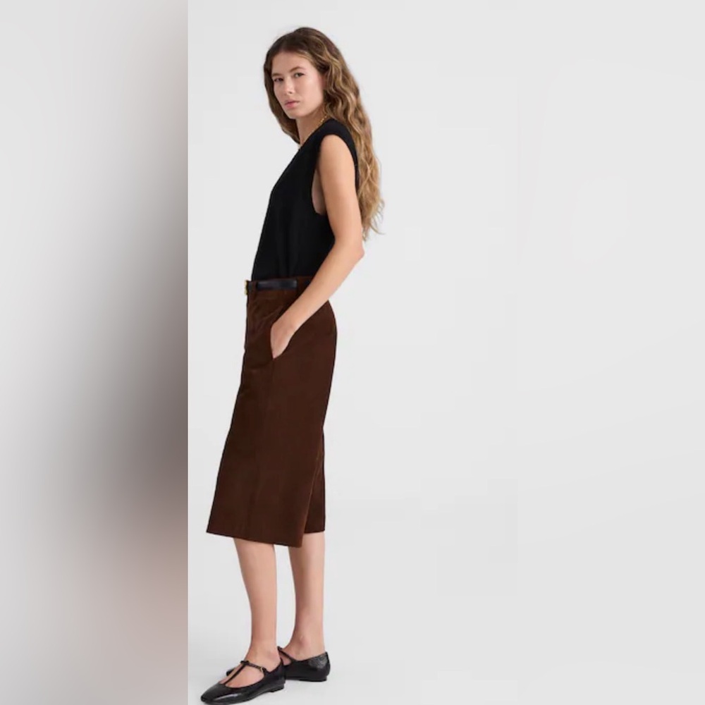 NWT Madewell Suede Culottes